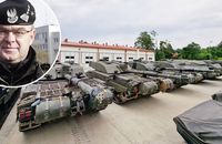 Британські Challenger'и з вояками вже човгають Польщею