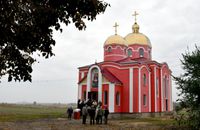 Біля Луцька прихильники московського патріархату покусали волонтерку (ВІДЕО)