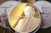 До 110-річчя економіста з закарпатським корінням – Мілтона Фрідмана – випустили монету. Не в Україні