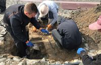 У Луцьку під просілою бруківкою виявили фрагмент будівлі XV-XVII ст.