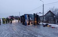 У Польщі перекинувся автобус з 59 українцями
