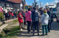 На Закарпатті поліція розігнала протест жінок проти мобілізації