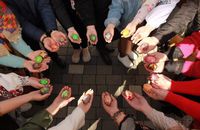 У Коломиї створили 1000 «Писанок Перемоги» 